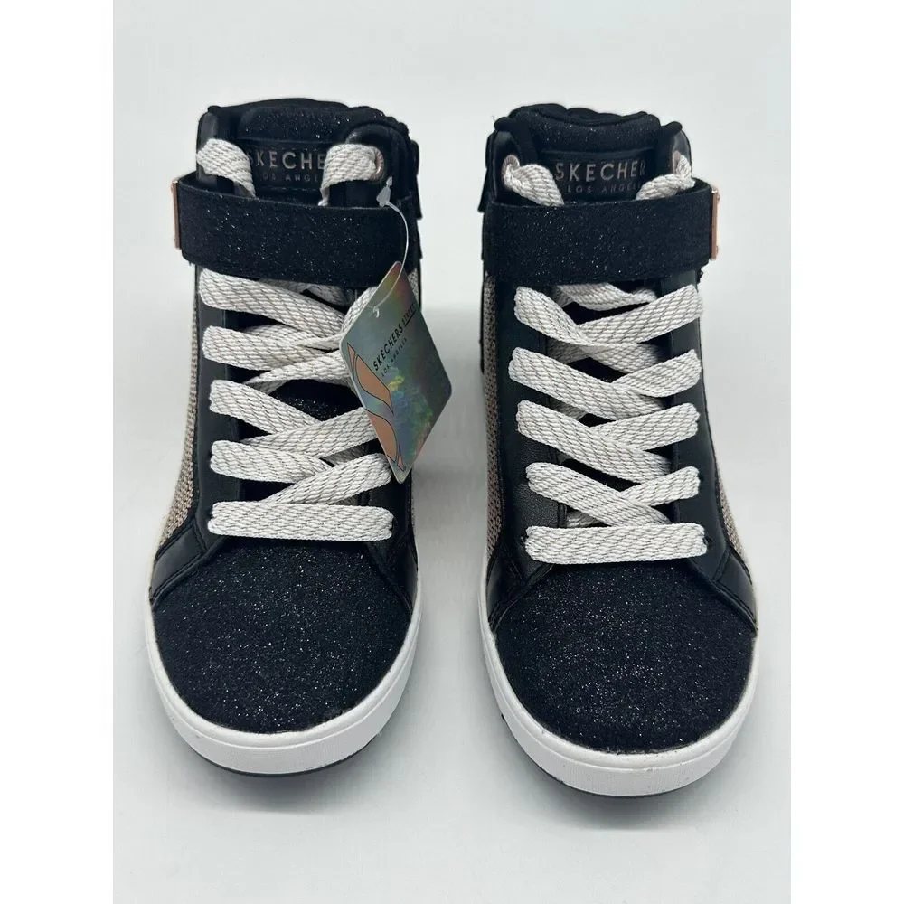 Skechers Street Los Angeles Sneakers/Shoes 310612L/BKRG Size 1 Girls Kids - Picture 3 of 6